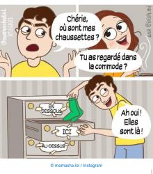 Elles sont où mes chausseeeeettes ?