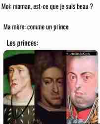 Beau comme un prince ! qui s'est pris un camion 😬