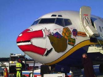 Le Père Noël a changé de traîneau 🎅✈️