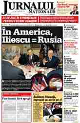 s journaux de Bucarest est sans équivoque : le président Ion Iliescu a été reçu au Pentagone par Donald Rumsfeld, avec le drapeau russe en évidence sur la table, au lieu des couleurs roumaines...